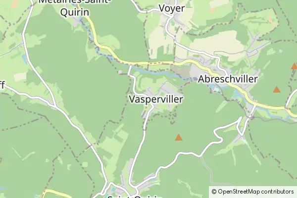 Mapa Vasperviller