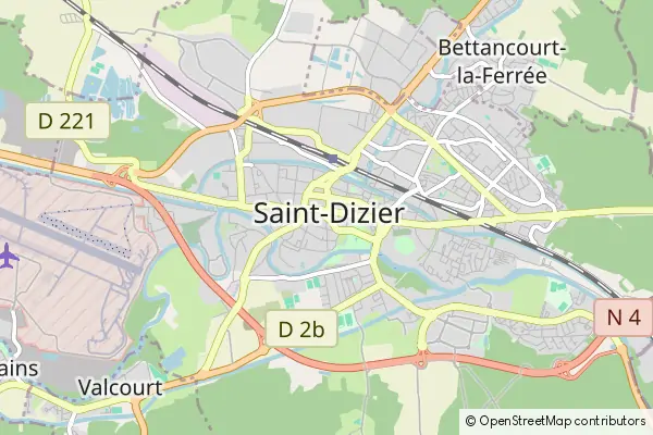 Mapa Saint-Dizier