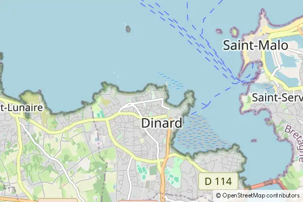 Mapa Dinard