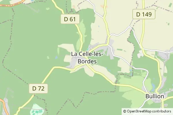 Mapa La Celle-les-Bordes