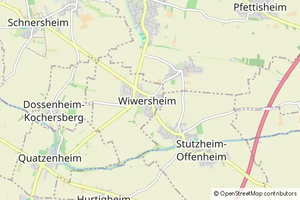 Mapa Wiwersheim