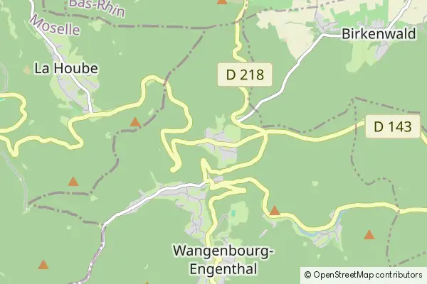 Mapa Obersteigen