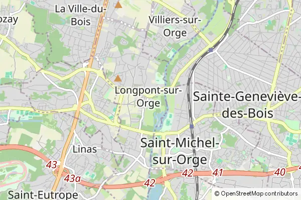 Mapa Longpont-sur-Orge