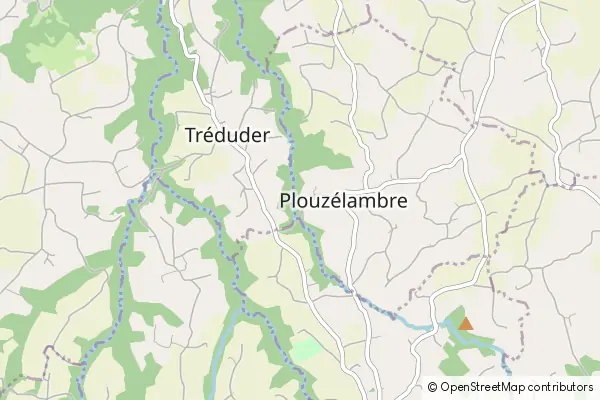 Mapa Plouzélambre