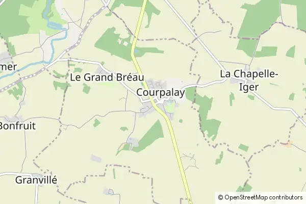 Mapa Courpalay