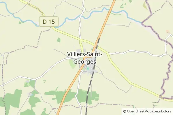 Mapa Villiers-Saint-Georges