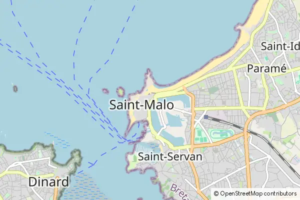 Mapa Saint-Malo