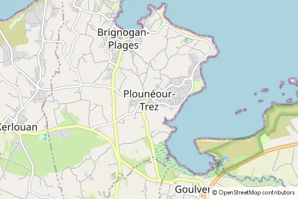 Mapa Plounéour-Trez