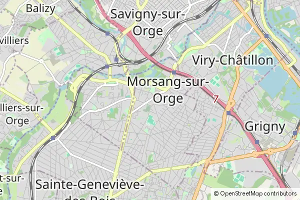 Mapa Morsang-sur-Orge