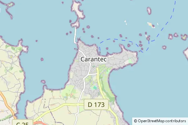 Mapa Carantec