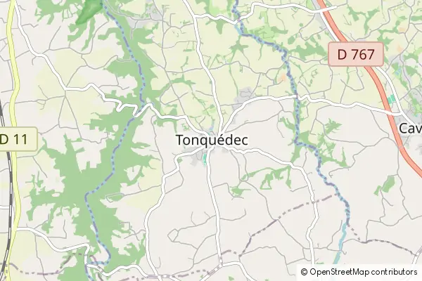 Mapa Tonquédec