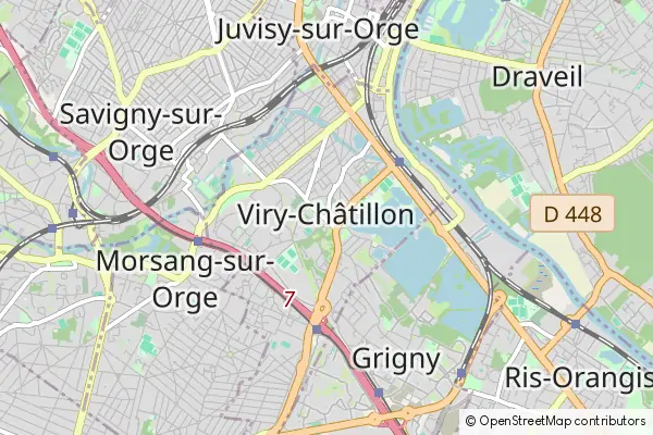 Mapa Viry-Châtillon