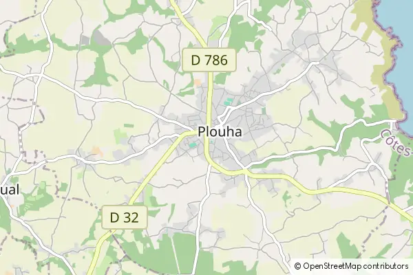 Mapa Plouha