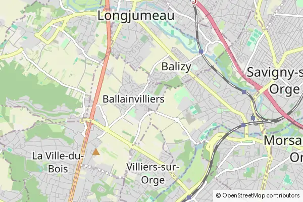 Mapa Ballainvilliers