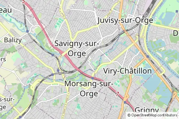 Mapa Savigny-sur-Orge