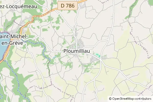 Mapa Ploumilliau