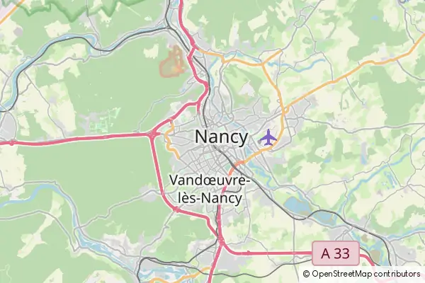 Mapa Nancy