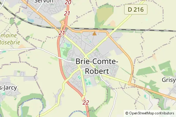 Mapa Brie-Comte-Robert