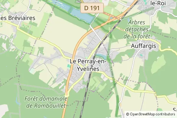 Mapa Le Perray-en-Yvelines