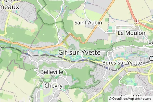 Mapa Gif-sur-Yvette