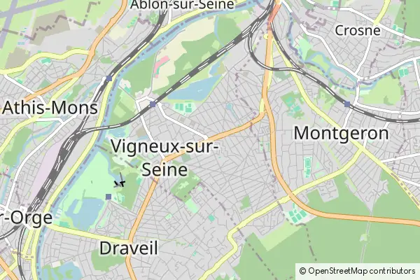 Mapa Vigneux-sur-Seine