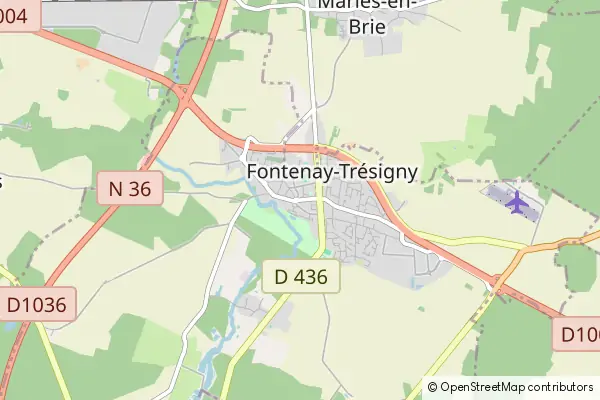 Mapa Fontenay-Trésigny