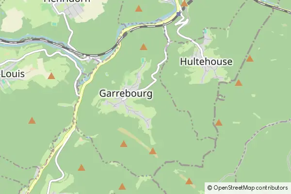 Mapa Garrebourg