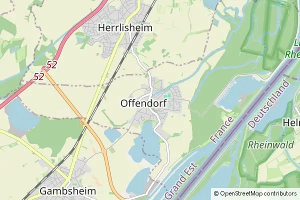 Mapa Offendorf