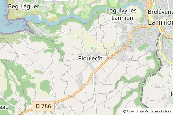 Mapa Ploulec'h