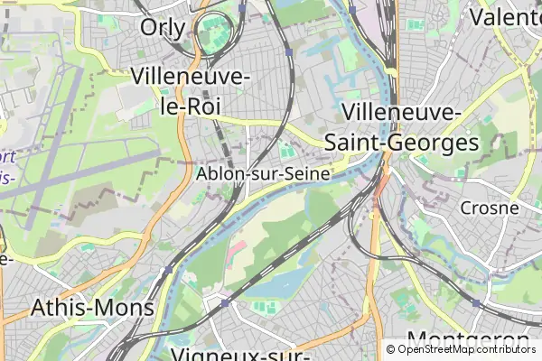 Mapa Ablon-sur-Seine