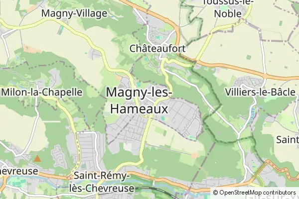 Mapa Magny-les-Hameaux