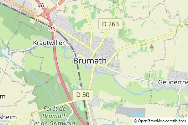 Mapa Brumath