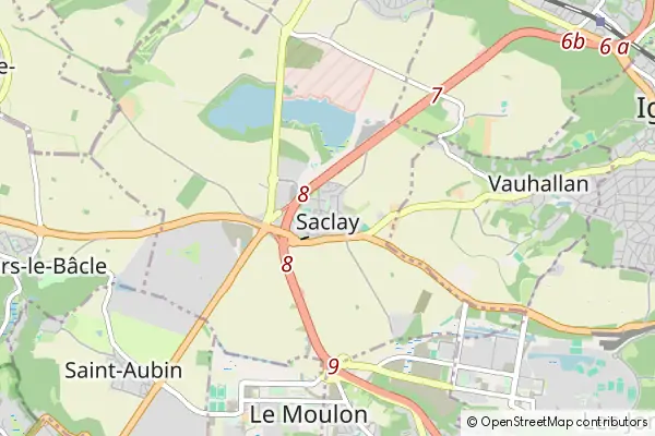 Mapa Saclay