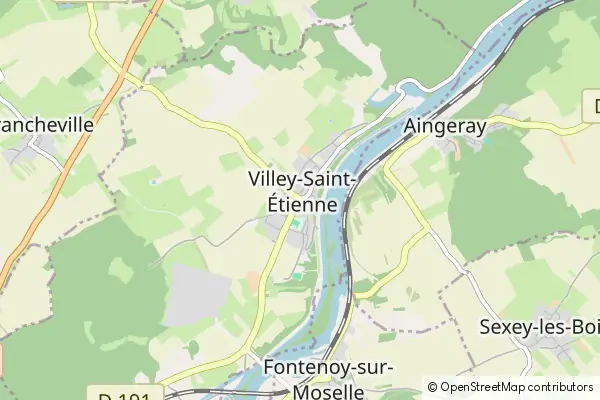 Mapa Villey-Saint-Étienne