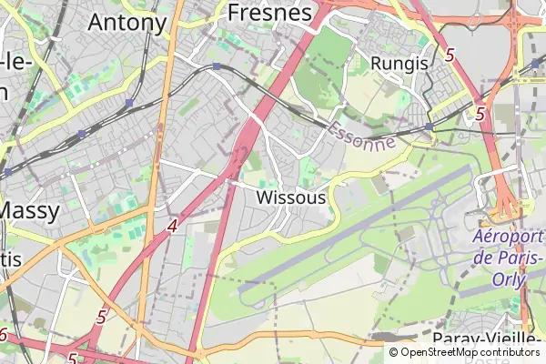 Mapa Wissous