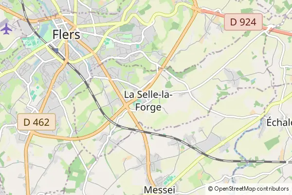 Mapa La Selle-la-Forge