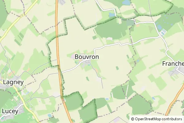 Mapa Bouvron