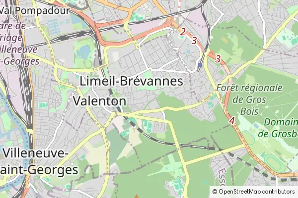 Mapa Limeil-Brévannes