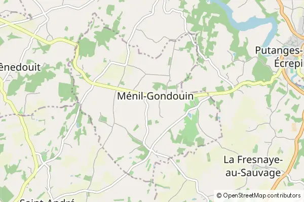 Mapa Ménil-Gondouin