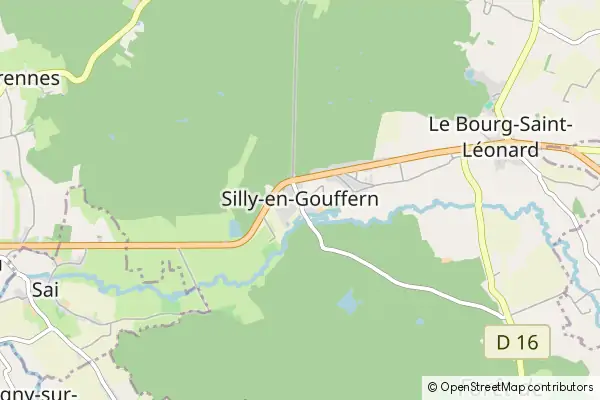 Mapa Silly en Gouffern