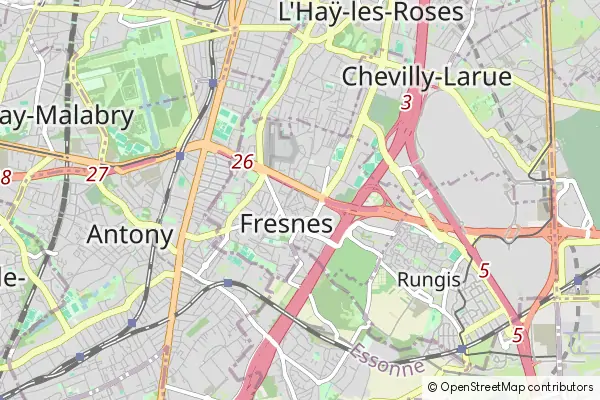 Mapa Fresnes