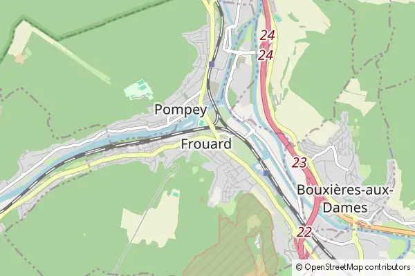 Mapa Frouard