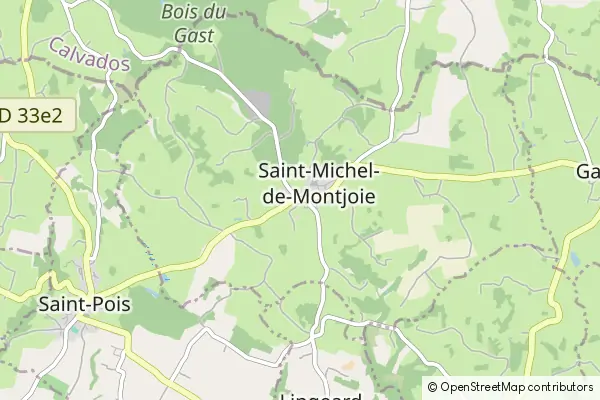 Mapa Saint-Michel-de-Montjoie