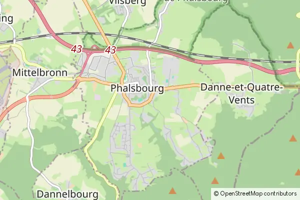 Mapa Phalsbourg