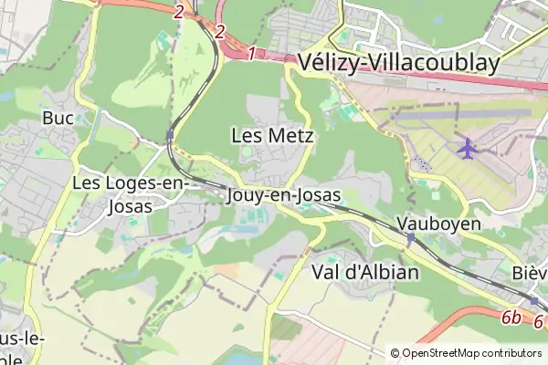 Mapa Jouy en Josas