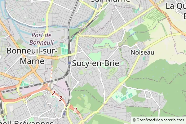 Mapa Sucy-en-Brie