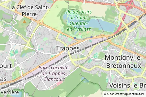 Mapa Trappes