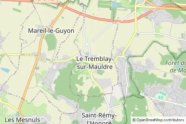 Mapa Tremblay-sur-Mauldre