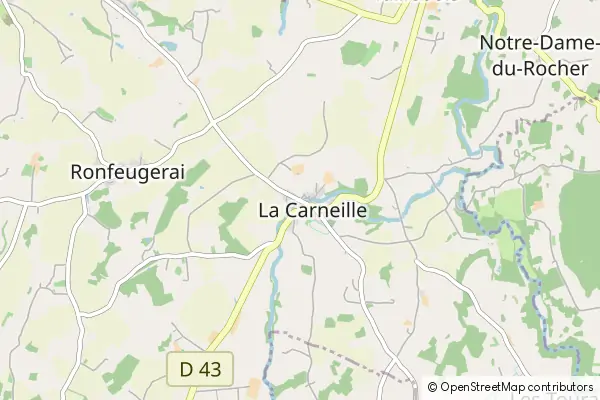 Mapa La Carneille