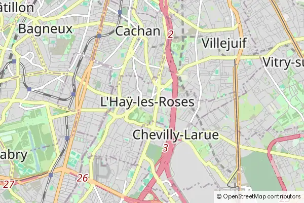 Mapa L'Haÿ-les-Roses